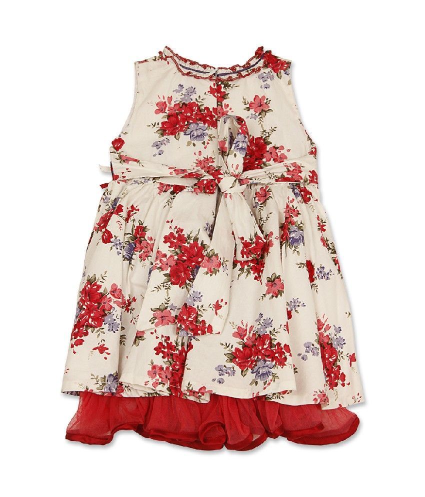 white colour frock