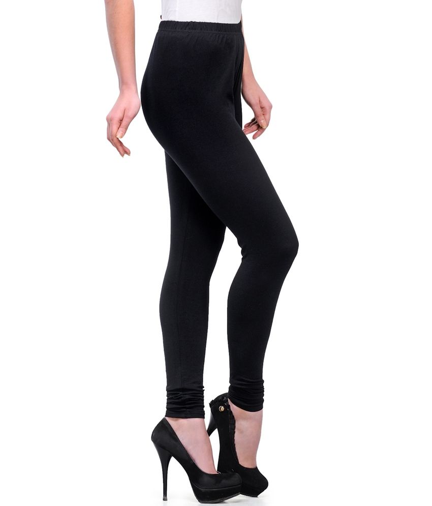 Ffu Women's Cotton Black Legging Price in India Buy Ffu Women's