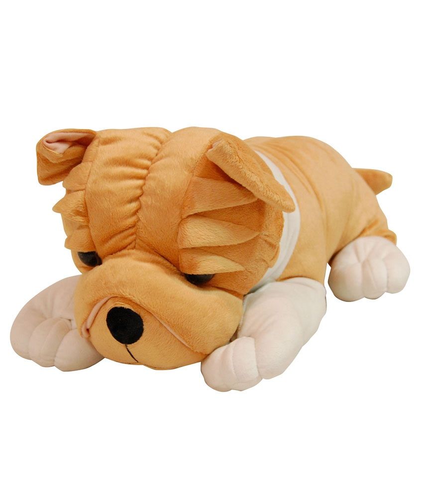 tan pitbull stuffed animal