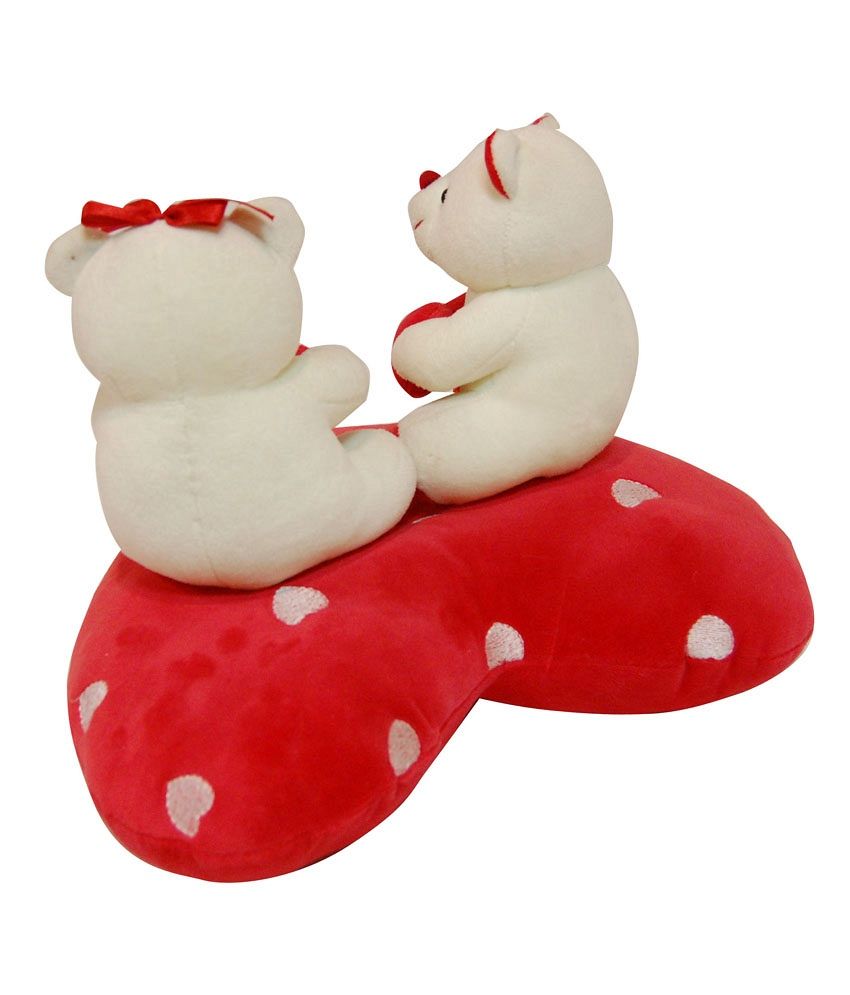 teddy bear and pillow