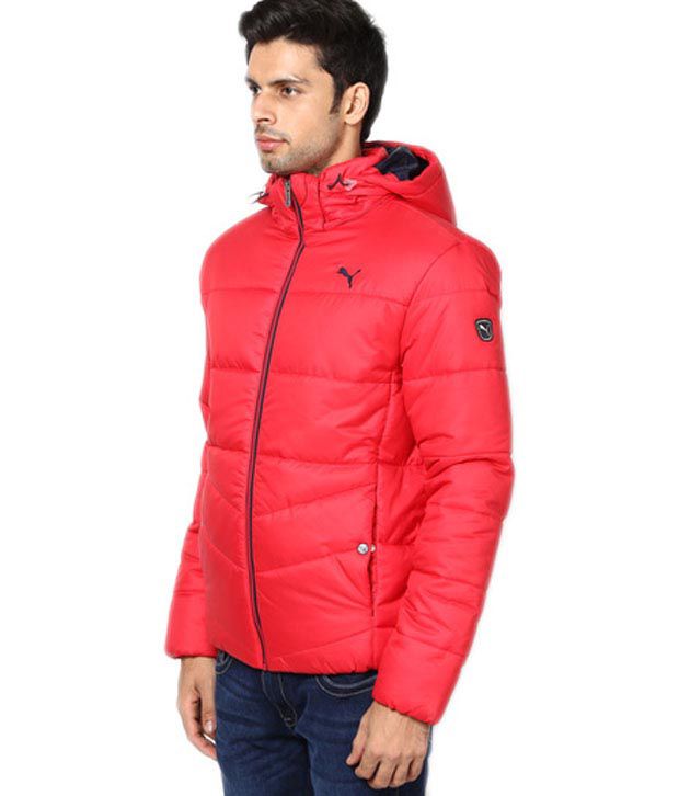 Puma Red Quilted Jackets - Buy Puma Red Quilted Jackets Online at Low ...