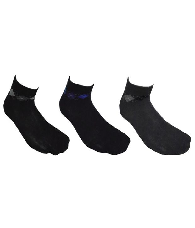 Van Heusen Ankle Length Socks Pack Of 3: Buy Online At Low Price In ...