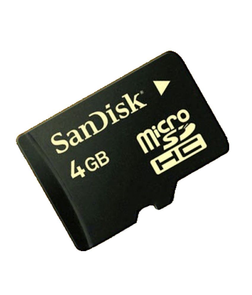 Sandisk 4gb Micro Sd Memory Card - Memory Cards Online at ...