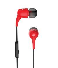 Jbl T100A In Ear Earphones with Mic (Red)