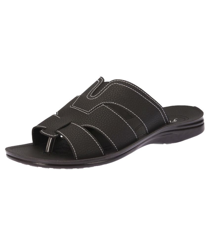 Action Black Slippers For Men Price in India- Buy Action Black Slippers ...