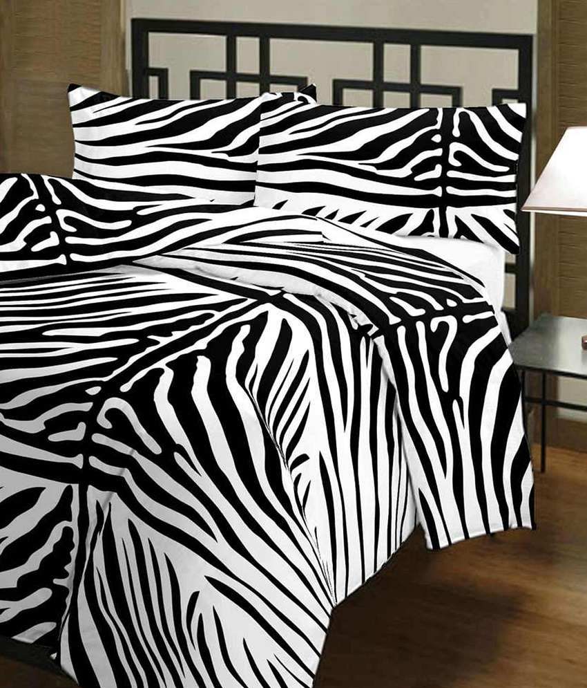 Ecraftindia Zebra Print Single Bed Reversible Ac Blanket Dohar Ecraftindia Zebra Print Single Bed Reversible Ac Blanket Dohar