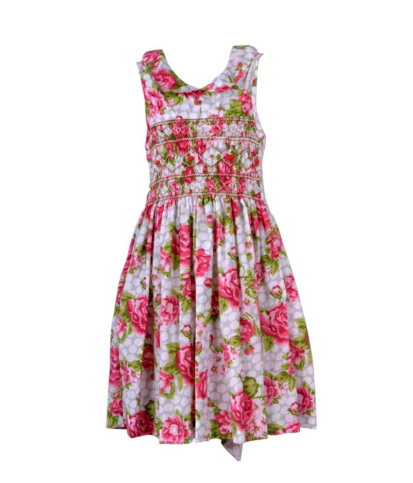 rose flower frock