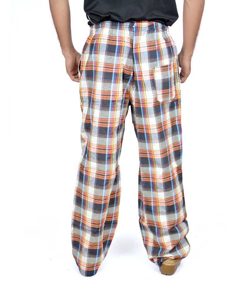 calvin klein's red check pyjama pants