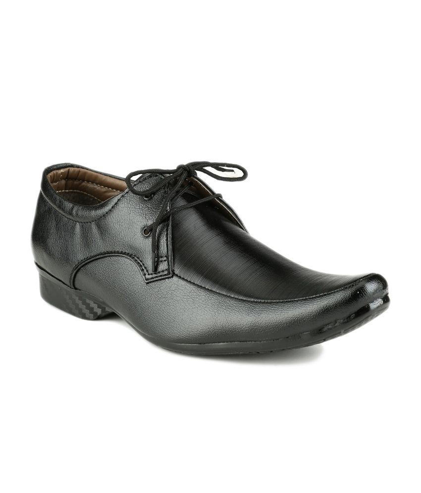 mactree black formal shoes
