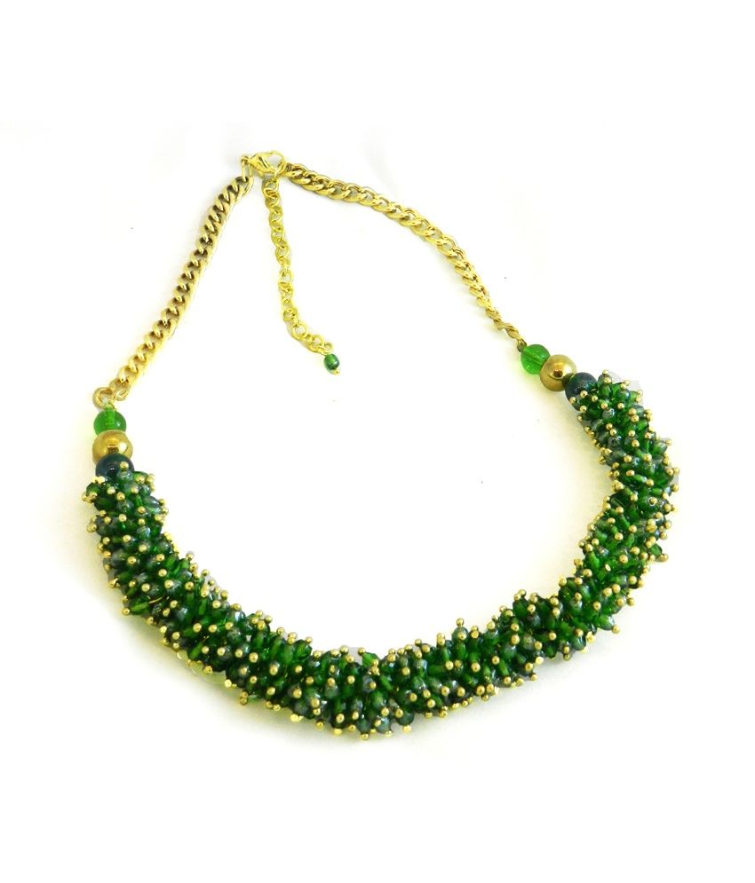 Modart Green Style Diva Necklace - Buy Modart Green Style Diva Necklace ...