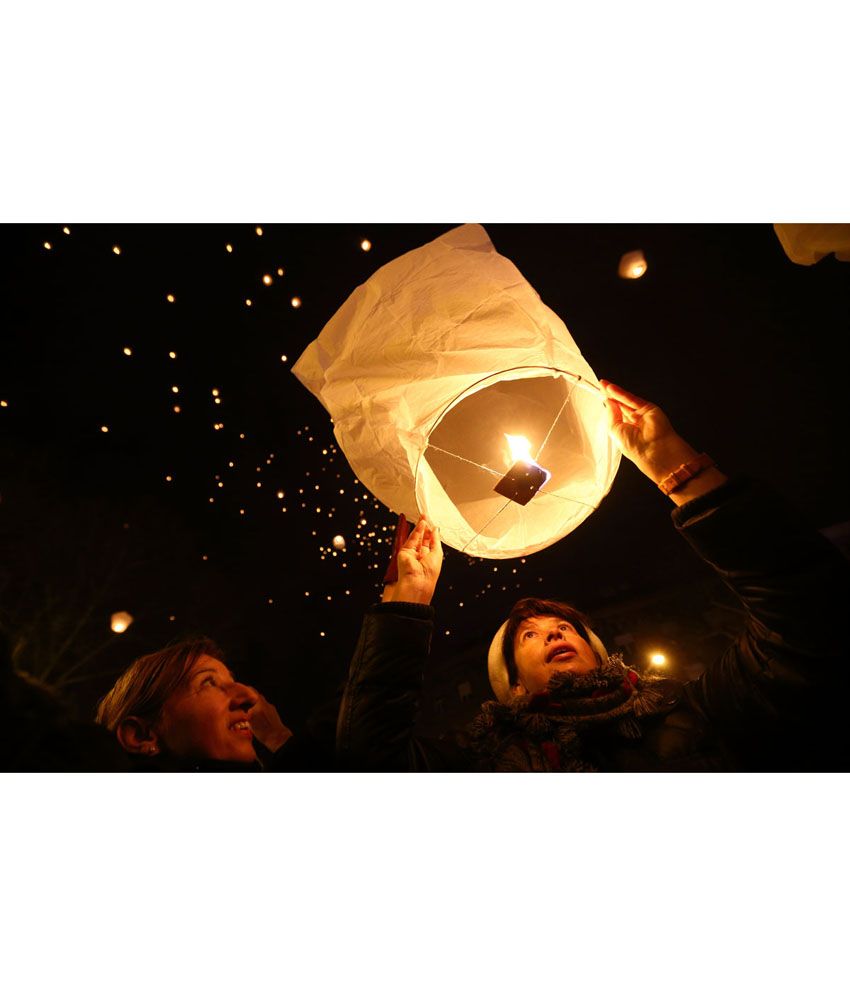 Ynk Sky Lanterns Pack Of 25 Buy Ynk Sky Lanterns Pack Of 25 at Best