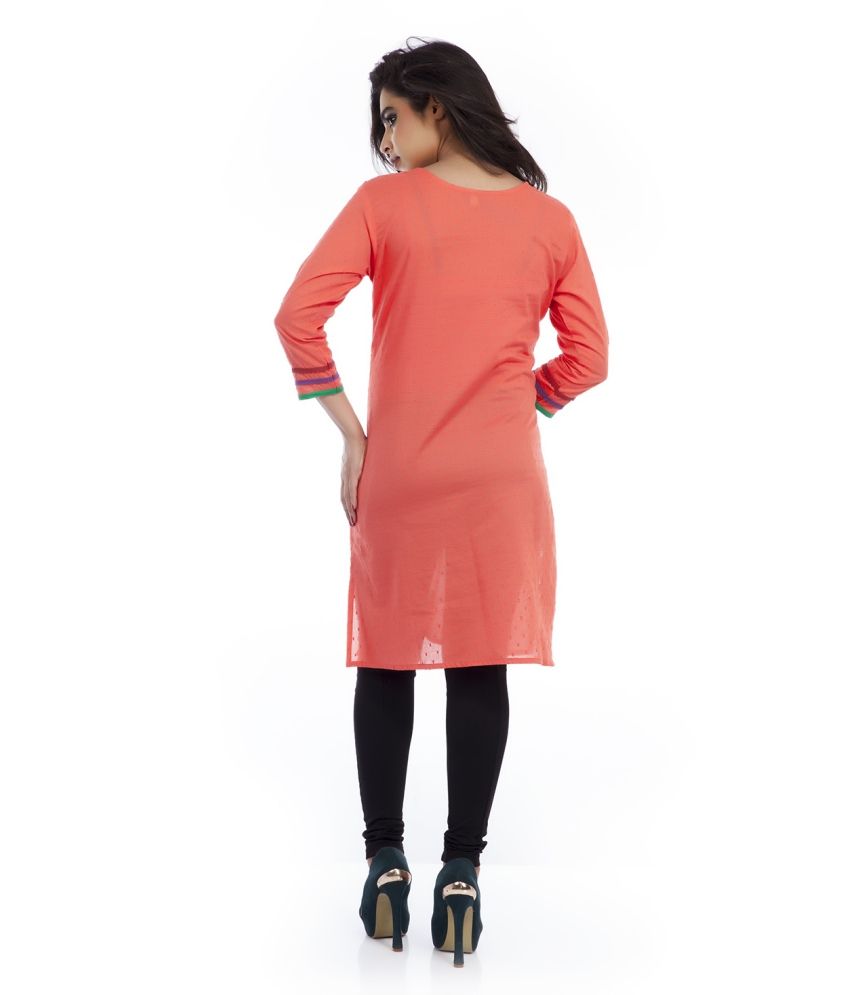 kurti design with border
