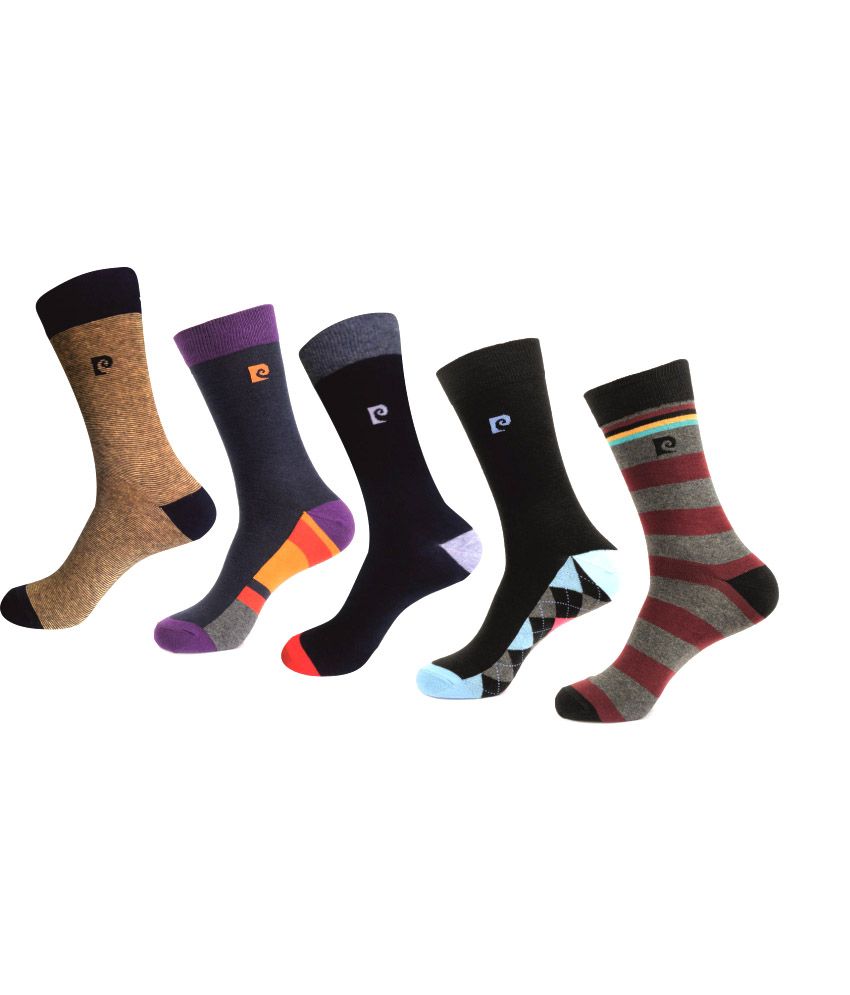 Mens Pierre Cardin Designer Socks - Pack Of 5 - Gift Set: Buy Online at ...