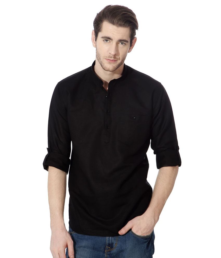 van heusen black t shirt