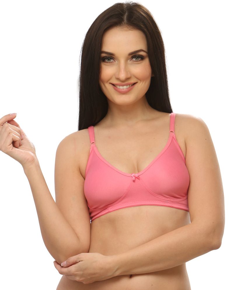     			Clovia Soft Cup T-Shirt Bra In Baby Pink