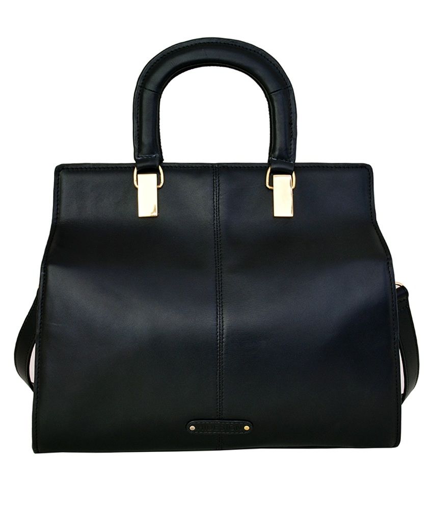 Hidesign Earley 03 Black Leather Satchel Bag - Buy Hidesign Earley 03 ...