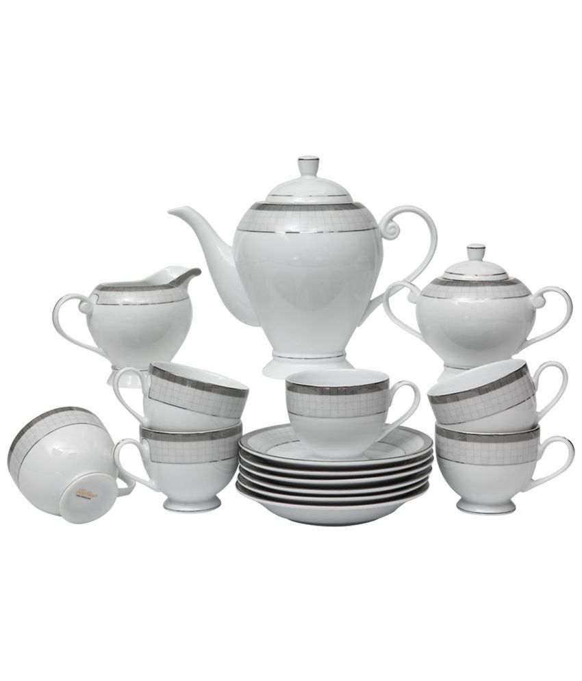 Lakline Porcelain Tea Set 17 Pcs Buy Online at Best Price in India