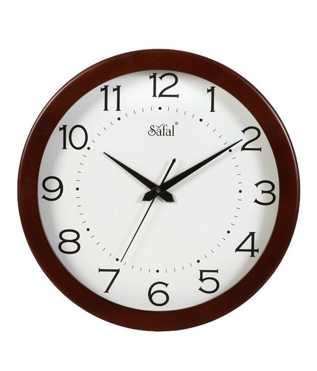 Safal Circular Analog Wall Clock SQ 2022 33 Pack of 1 Buy Safal