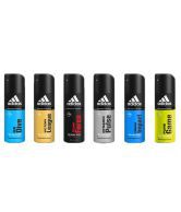 Adidas Gift Pack Of 6 Deodorants 150ml each