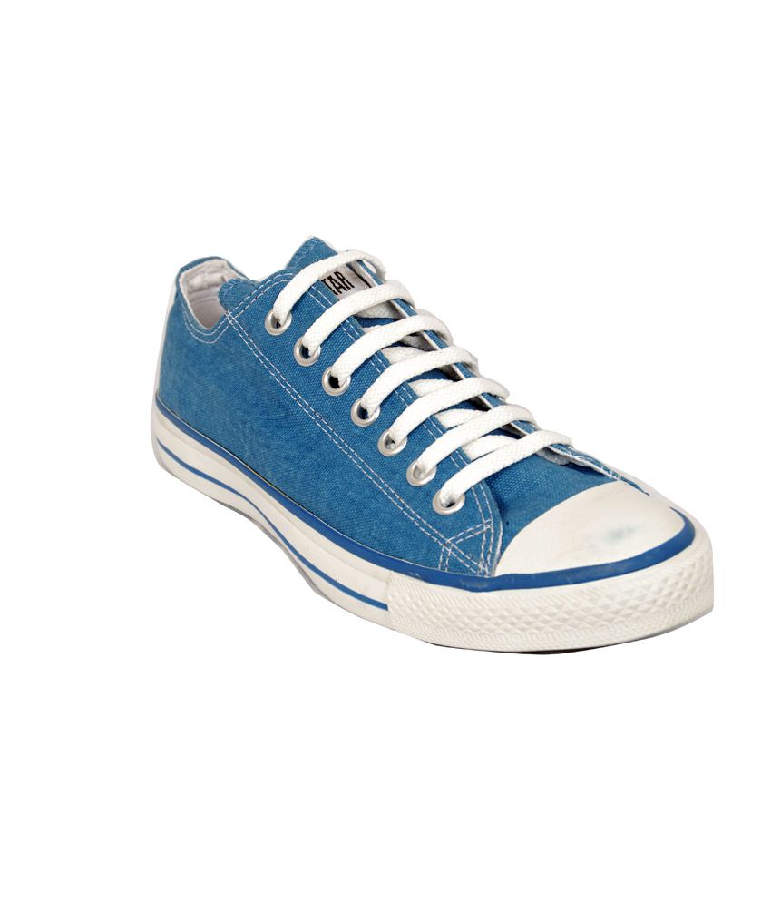 Converse Blue Canvas Casual Shoes For Men - Buy Converse Blue Canvas ...