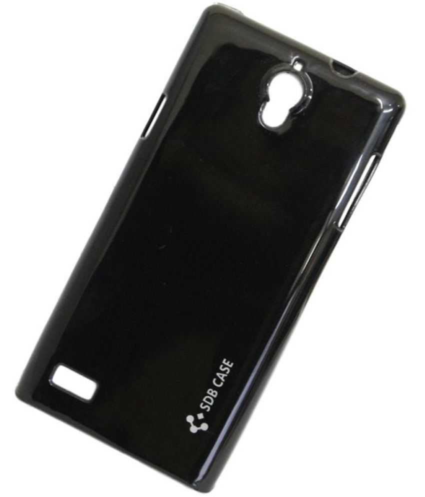 Oem Silicone Jelly Back Cover For Xolo Q1100black Plain Back Covers