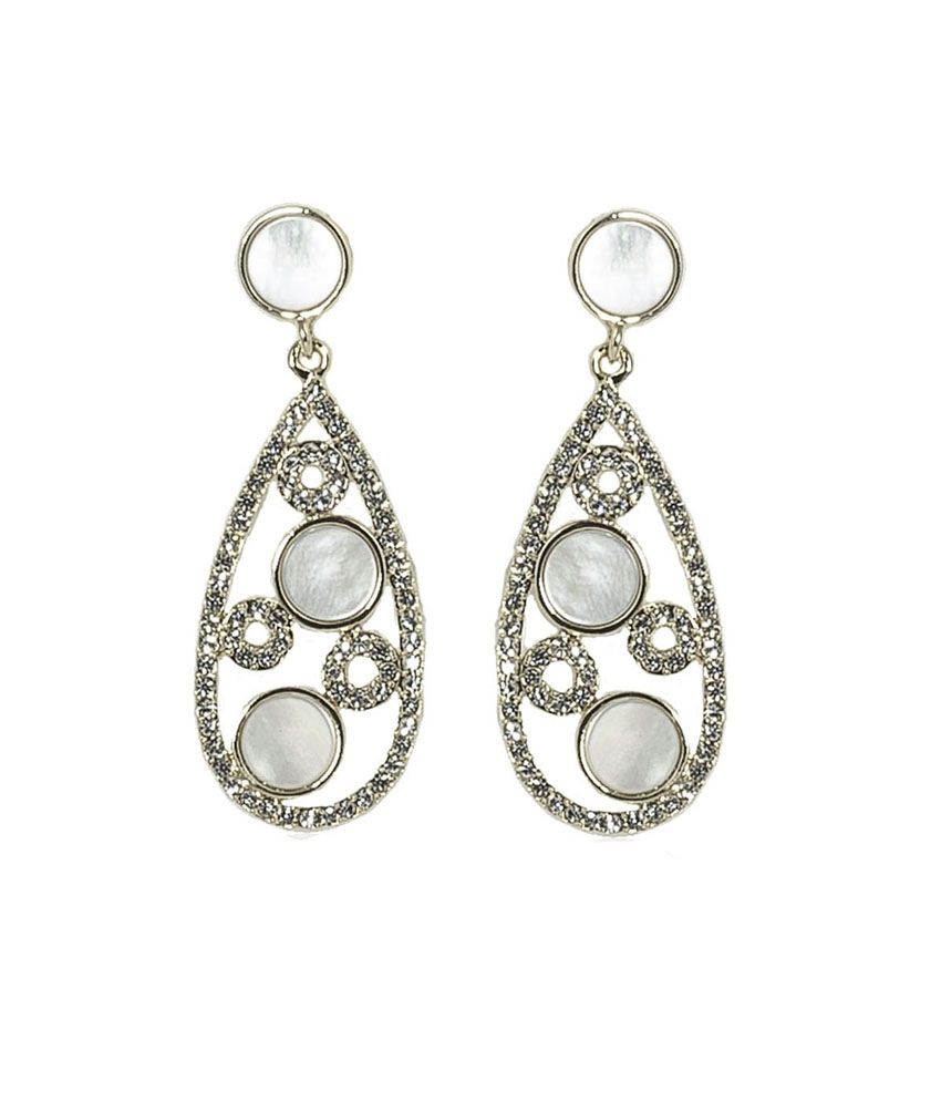 Gildermen Mother Of Pearl Danglers For Women - Buy Gildermen Mother Of ...