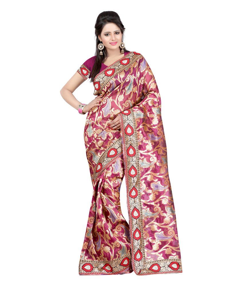 silk saree for pooja