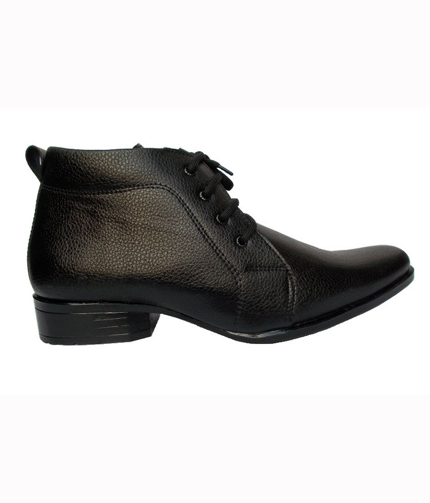 YK UNIQUE Black Smart Casuals Shoes - Buy YK UNIQUE Black Smart Casuals ...
