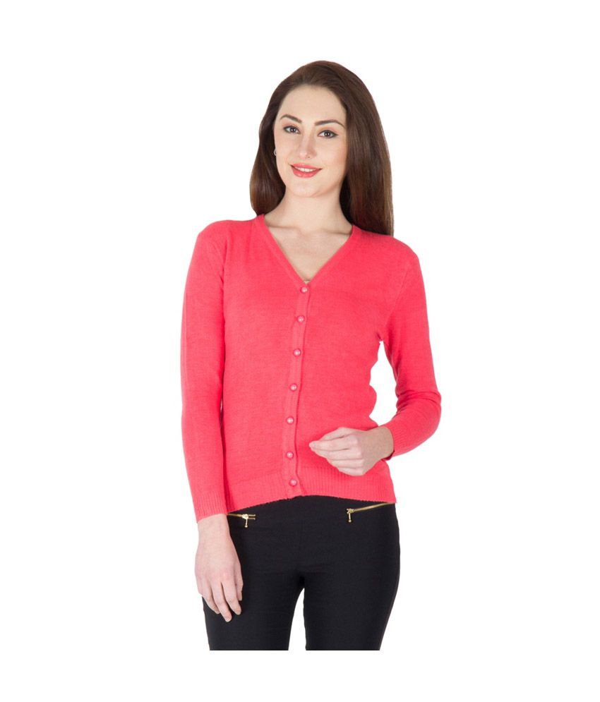Buy Camey Pink Woollen Non Hooded Online at Best Prices in India - Snapdeal