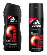 Adidas Team Force 150ml- 1 Shower Gel 250ml & 1 Deodorants 150ml(Set of 3) For Men
