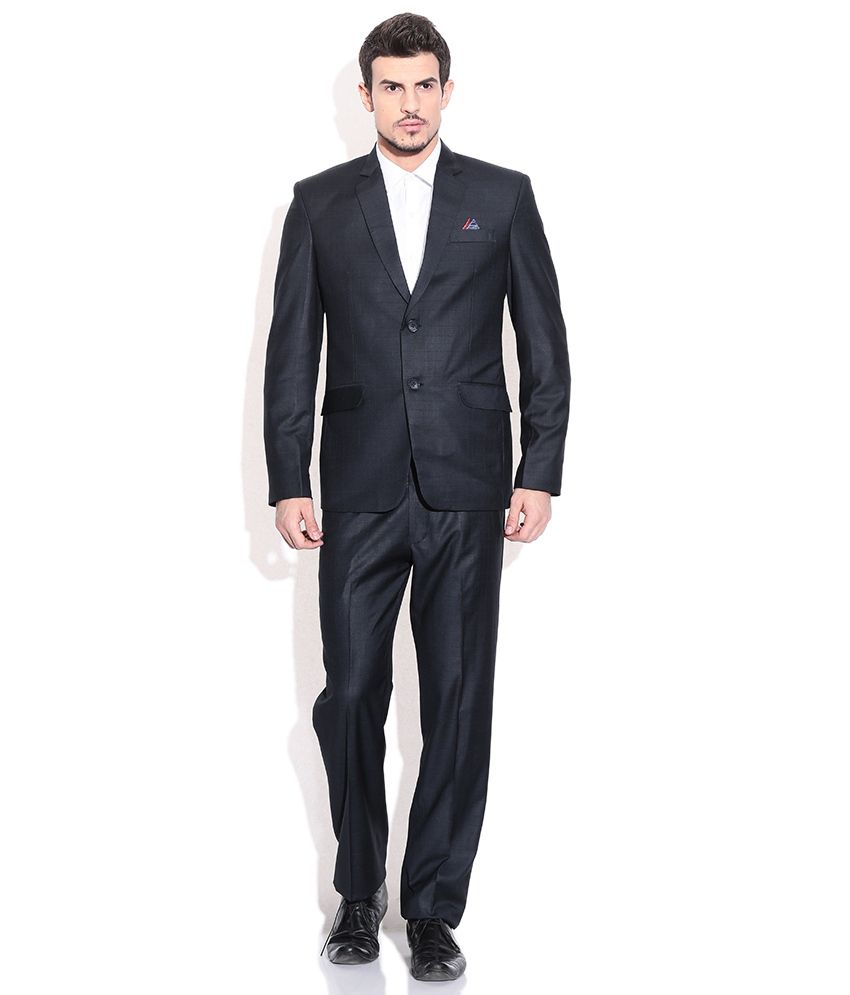 La-scoot Dark Grey Colour Suiting Fabric Formal Wear Coat Pant Plain ...