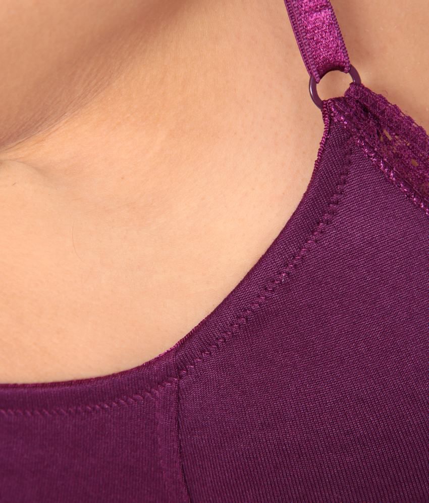Buy Macrowoman Purple Non Padded Bra Online At Best Prices In India Snapdeal