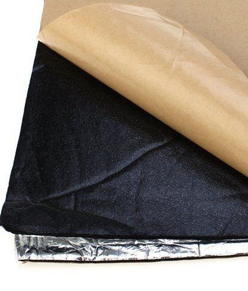 Autotrends Universal Car Damping Heat And Sound Insulation Sheet For Under Hood And Door. Buy