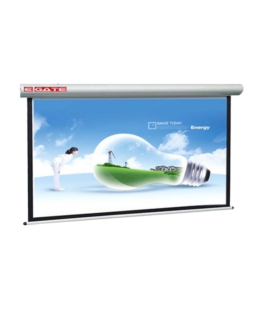 Buy Britelite Instalock Projector Screen In Imported Matter White