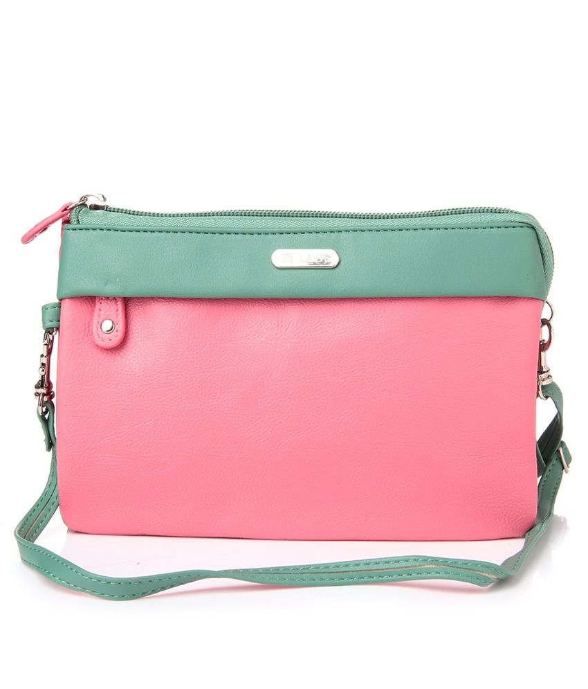 Lavie L04850062022 Pink Sling Bags No - Buy Lavie L04850062022 Pink Sling Bags No Online at Best ...