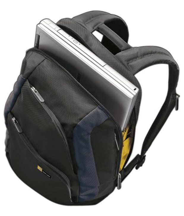 black blue backpack