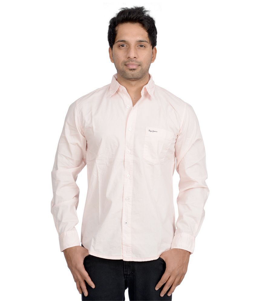 ... Jeans Peachpuff Casuals Shirt Online at Low Price in India - Snapdeal