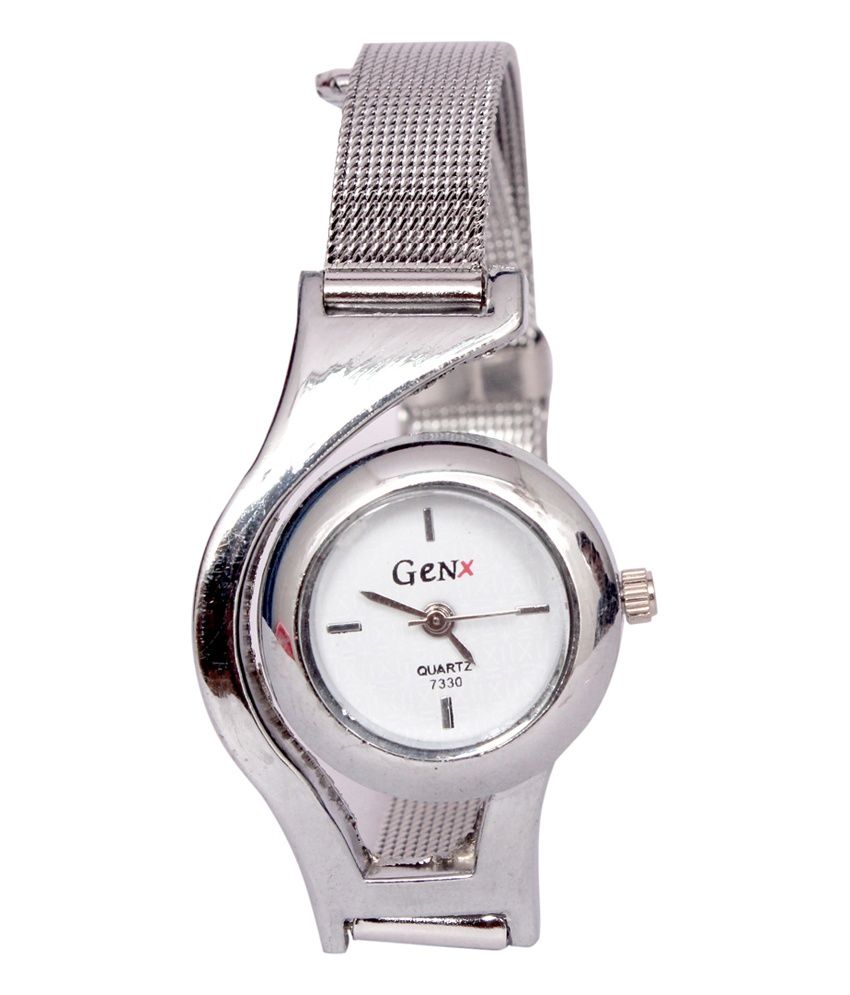 genx steel wrist watch for womens