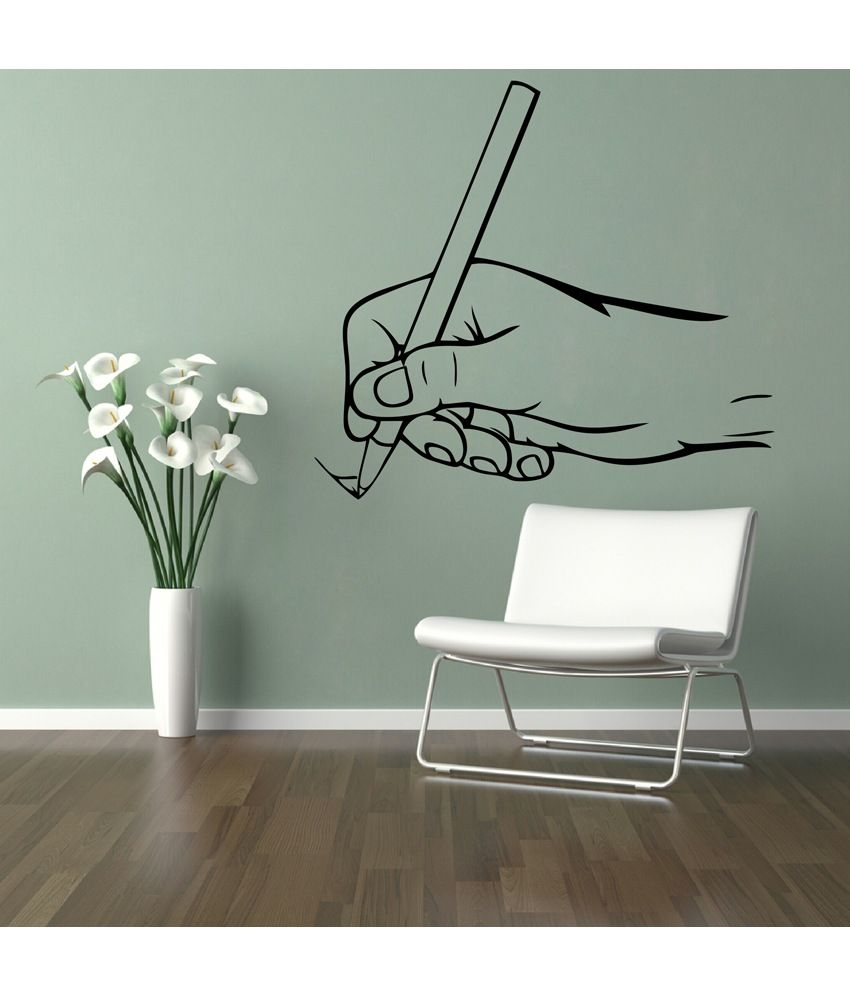 Decor Kafe Someone Writing Wall Decal Small Buy Decor Kafe Someone
