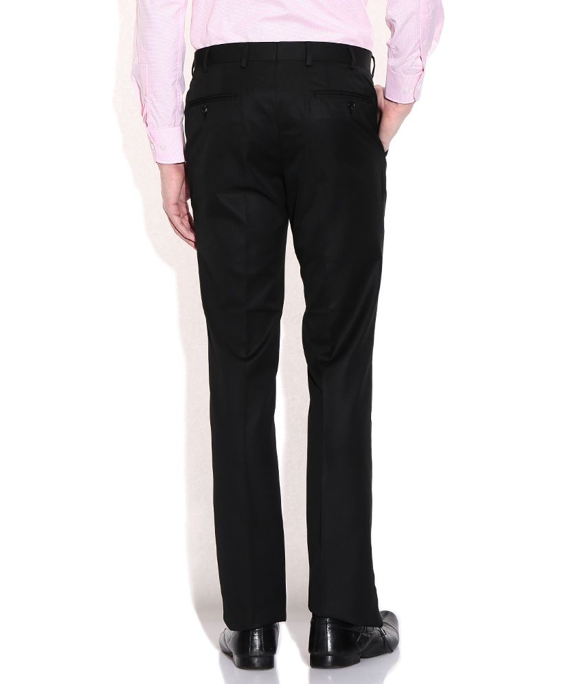 Raymond Black Contemporary Fit Formal Trousers - Buy Raymond Black ...