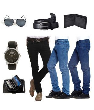 stylox men's jeans combo