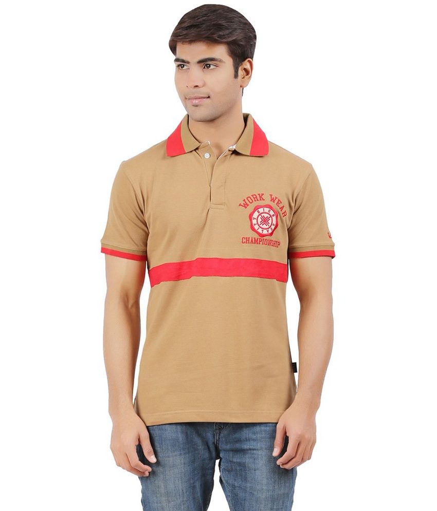 mens khaki polo shirts