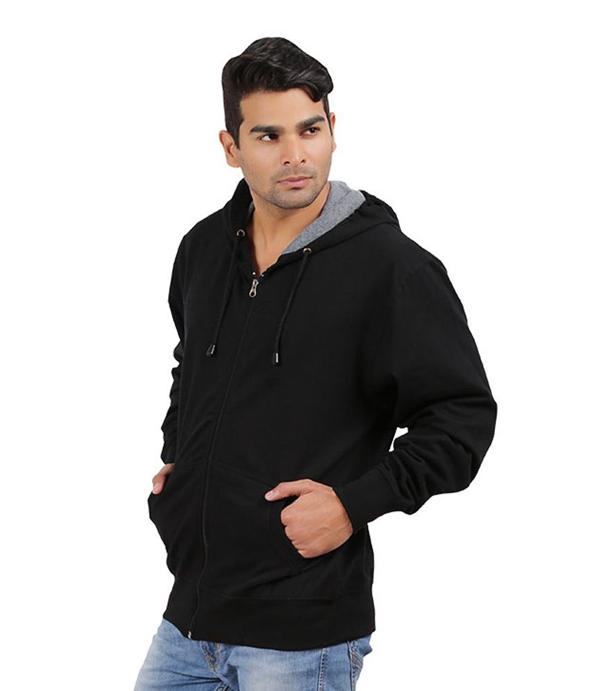 cheap plain black hoodie