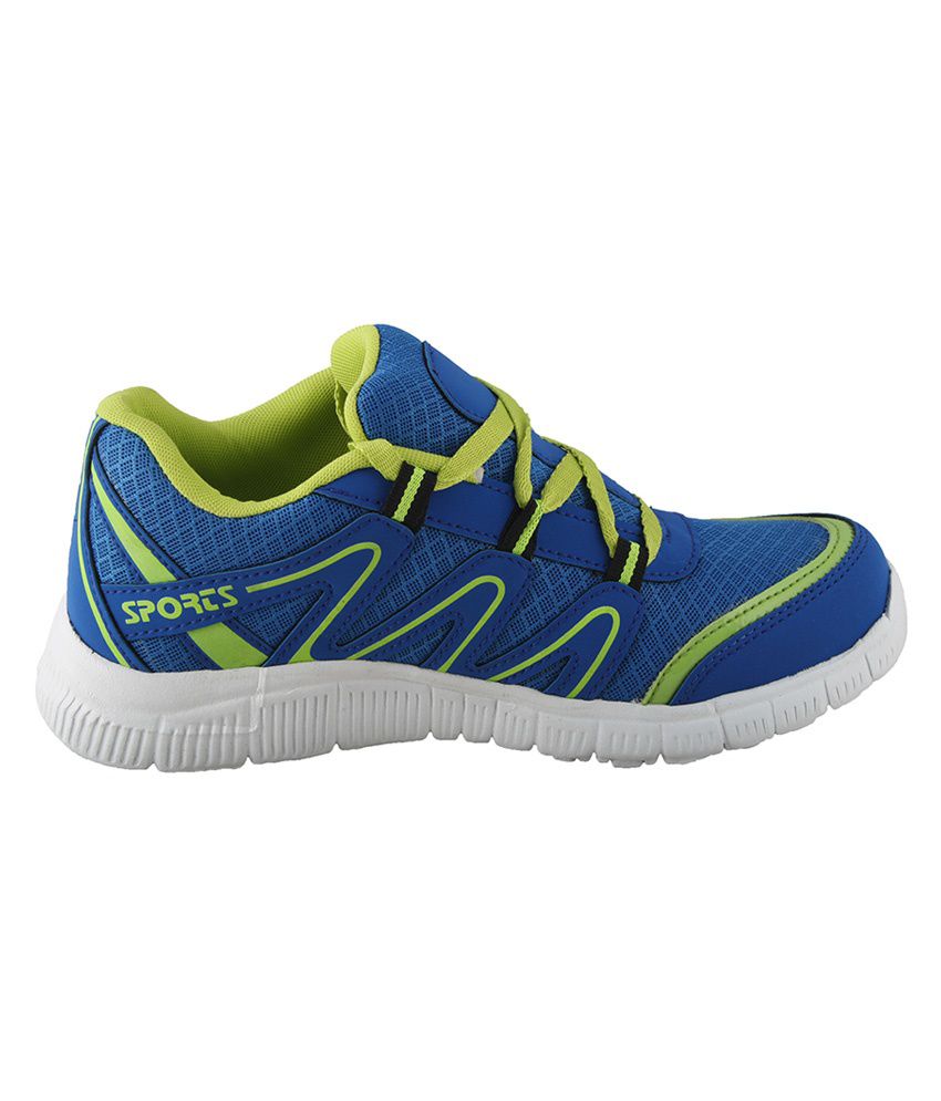 Sisa Royal Blue Parrot Green Running Sports Shoes - Buy Sisa Royal Blue ...