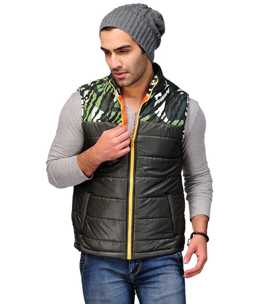 Yepme Erik Green Sleeveless Jacket Buy Yepme Erik Green Sleeveless