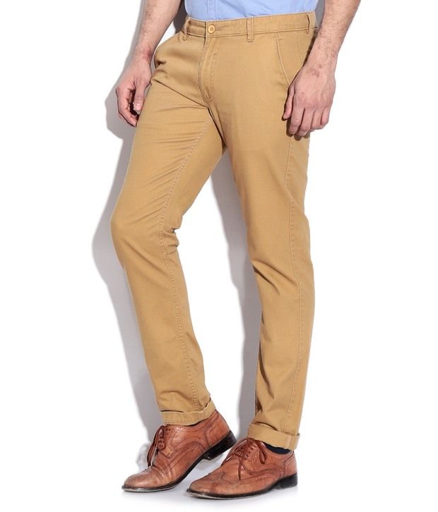 khaki chinos matching shirt