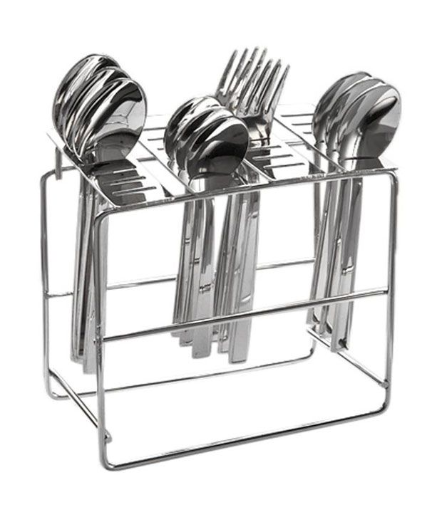 Trinity Stainless Steel Cascade Hanging Cutlery Set with Baby Spoon