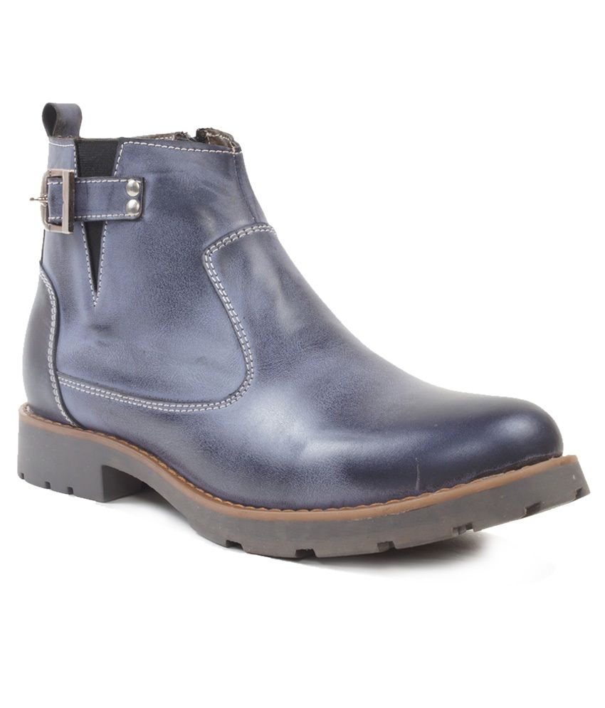 Bacca Bucci Blue Boots - Buy Bacca Bucci Blue Boots Online At Best ...