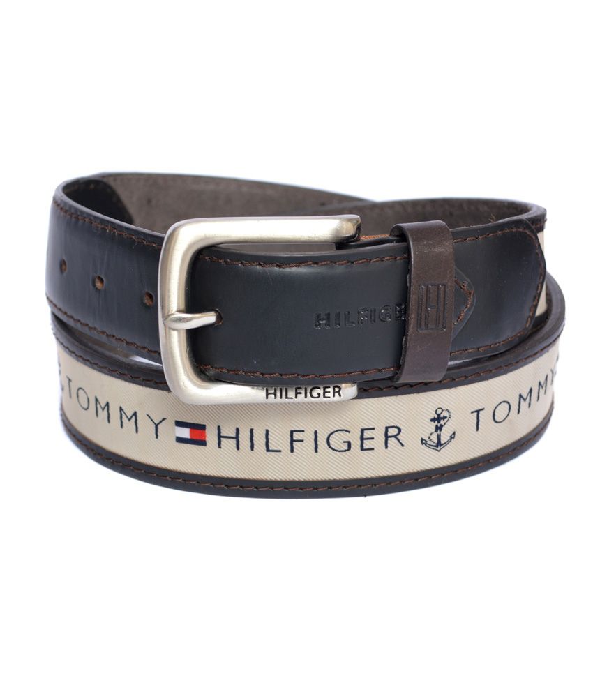 Tommy Hilfiger Multicolour Leather Pin Buckle Formal Belt For Men - Buy ...