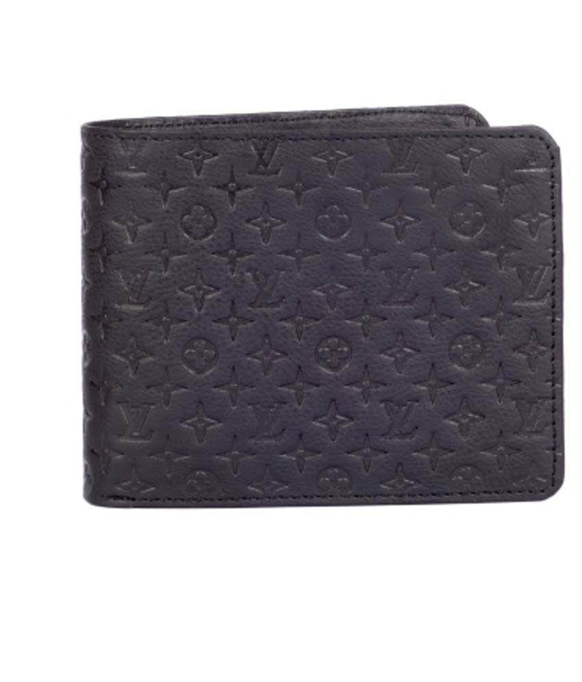 Louis Vuitton Black Leather Formal Wallet For Men: Buy Online at Low Price in India - Snapdeal